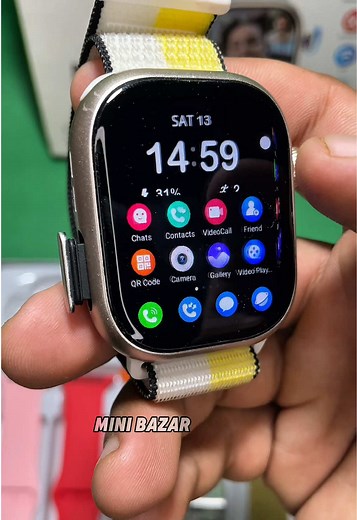 SIM Supported Smart Watch with Multiple Features and All Working Apps