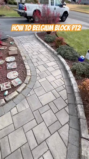 How to Belgium Block Pt 2 #diy #constructionchannel #curbing #masonry #howto #stepbystep #trending