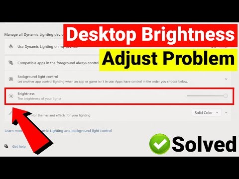 Unable To Adujust Brightness On Windows 11 ? Try This ! PC Brightness Problem 🖥️