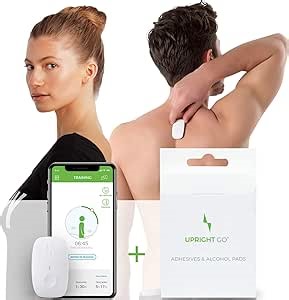 Upright GO + Adhesives - Posture Trainer and Corrector for Back