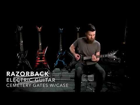 Dean Razorback Electric Guitar, Cemetery Gates | Demonstration