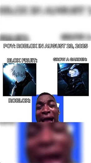 Roblox is cooked on August 23,2025 ☠️😈 | Blox fruits | Grow a garden | #shortsfeed