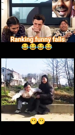 Ranking funny fails 😂|Tom Holland React|Try Not To Laugh🫢Funny Fails part 4😬#funny #viral #reaction