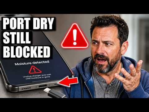 How to Fix Samsung Moisture Detected Error When Port Is Dry?