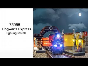【BX067 Installation Video】BriksMax Light Kit For Lego Hogwarts Express 75955
