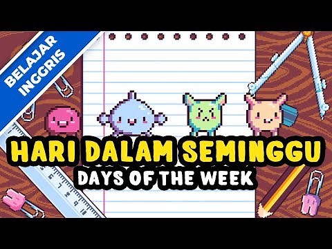 Belajar Bahasa Inggris | Hari Dalam Seminggu | Lagu Anak Terpopuler 2019 | Bibitsku