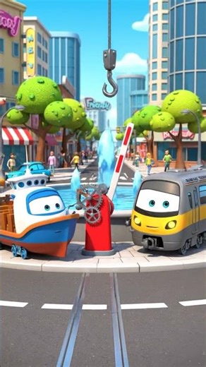 Subway Train and Boat at Friendly Roundabout | Rescue