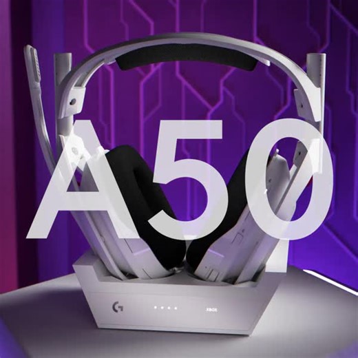 Introducing the A50 LIGHTSPEED Wireless Headset Base Station Unlock Xbox, PlayStation, and PC audio all in one place - https://logitechg.com/a50 | Logitech G