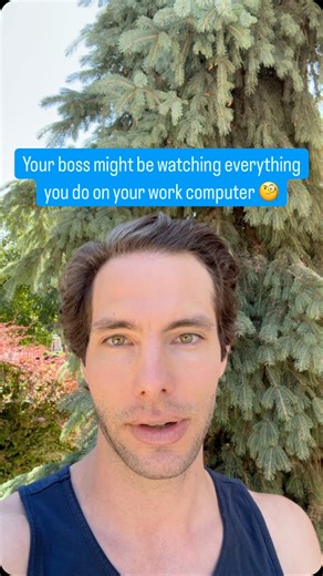 Truman Kain on Instagram: "Employee monitoring software has been around for a while, but some people are unaware that it exists. They’re not all created equal either. Some focus on security or tracking productivity while others have features like letting your boss see your screen or even your camera. Assume that anything you do on a work computer is visible to your employer, and get a camera cover while you’re at it! #dataprivacy #dataprotection #cybersecurity #cybersecurityawareness"