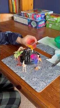 Jacob’s experiments: crystal volcano eruption