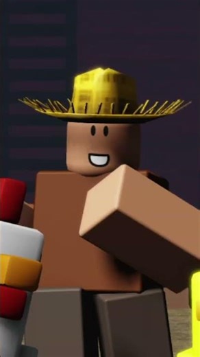 Farmer and Animal dance #roblox #funny #robloxanimation #robloxedit #animals