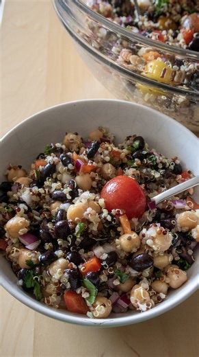 1.1M views · 6.9K reactions | Meal Prep Friendly Southwest Quinoa Salad | Plant-Based on a Budget | Facebook