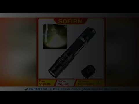 Sofirn SP31 V2.0 Powerful Tactical LED Flashlight 18650 XPL HI 1200lm Torch Light Lamp with Dual Swi