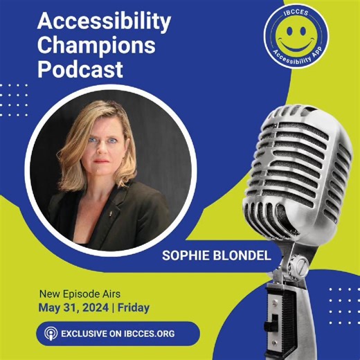 The latest episode of the Accessibility Champions Podcast featuring...