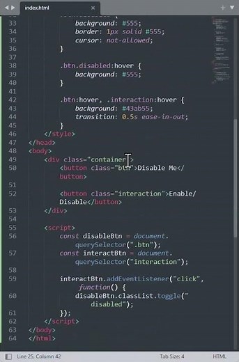 How to Enable/Disable a Button with Javascript