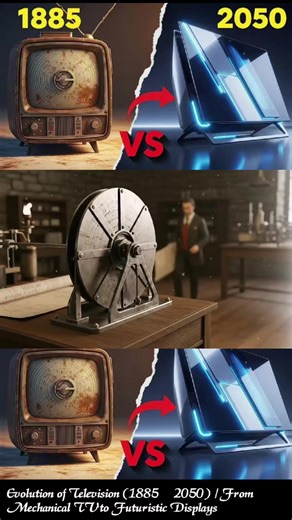 Evolution_of_Television_1885_2050_From_Mechanical_TV_to_Futuristic_Displays_ #latesttrends #infoallworld #info #latestupdates92 #latestinfo