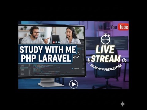STUDY WITH ME - PHP Laravel Livewire