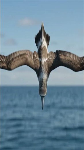 Blue-footed Booby’s Epic Dive Hunt 🐦🌊