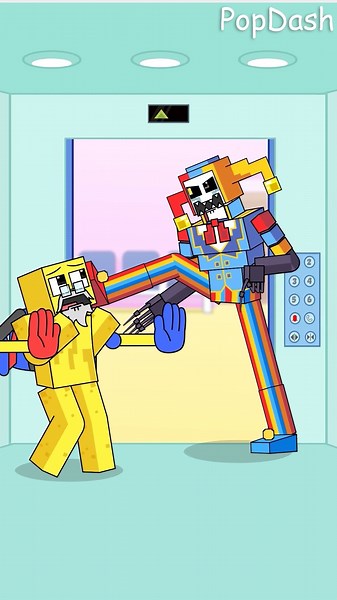 Prototype Was Kicked Out of the Elevator.... Unforgivable Evil Deeds #minecraft #shorts