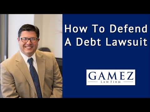 How To Defend A Debt Collection Lawsuit in California | Debt Lawsuit Defense Attorney