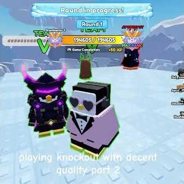 playing knockout once again with screen record quality