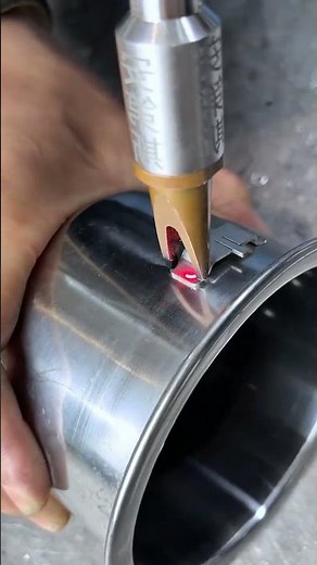 Air-cooled handheld laser welding machine for welding aluminum, Jiangmen, Heshan#excitedLaserwelding