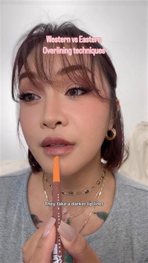Judy Lim on Instagram: "What better way to create the illusion of fuller lips than with a plumping lip liner? Whether you prefer the western or eastern technique the duck plump lip liners from @nyxcosmetics_canada are perfect for this! #lipliner #makeuptutorial #douyinmakeup #nyxpartner"
