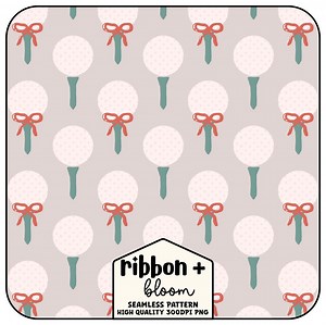 Girly Golf Seamless Pattern PNG, Pastel Golf Ball Digital Paper, Womens Golf Background | Sublimation | Mugs | Scrapbooking | Fabric | Vinyl - Etsy