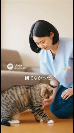 猫介護技術検定：観察力のすごさ #介護 #猫のいる暮らし #cat #猫 #介護の仕事