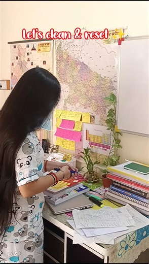 Clean Your Study Table With Me ✨ | Study Motivation #shorts #shortsfeed #motivation #uplekhpal