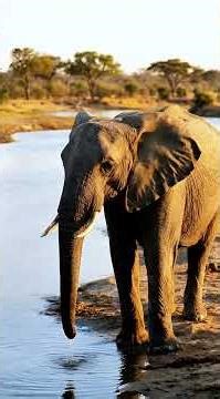 The World's Largest Land Animal: Introducing the African Elephant! 🐘🌍