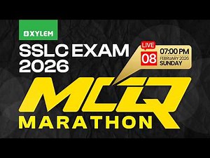 SSLC Exam 2026: MCQ Marathon | Xylem SSLC