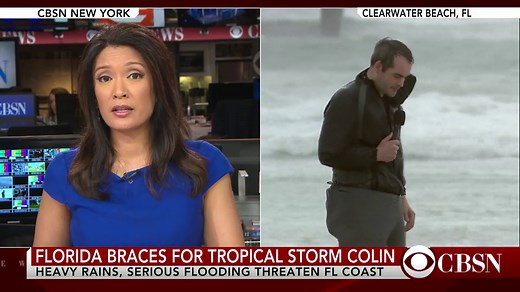 Florida braces for tropical storm Colin