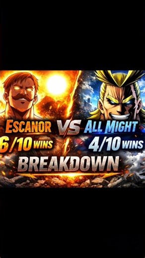 Escanor vs All Might — Feat Breakdown (Who Actually Wins?)#escanor #allmight #mha #sevendeadlysins