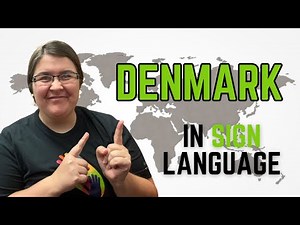 How to sign Denmark in Danish Sign Language | Danmark 🇩🇰