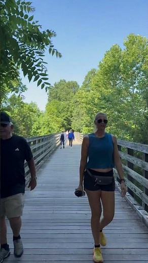 4th July - Walking the Virginia Creeper Trail near Abingdon