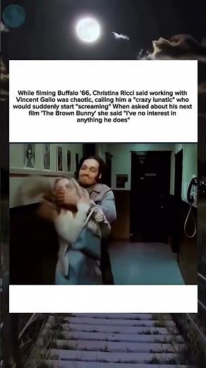 During the filming of Buffalo ’66, Christina Ricci described working with director