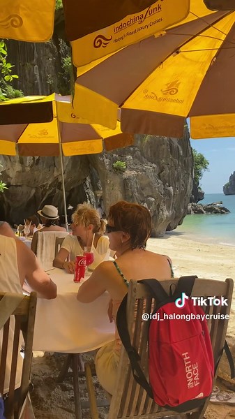 Summer bucket list: BBQ on the beach 🏖 #indochinajunk #halongbaycruise #baitulongbay #offthebeatentrack #bbqonthebeach #beachbbq #vietnamtravel #traveltok