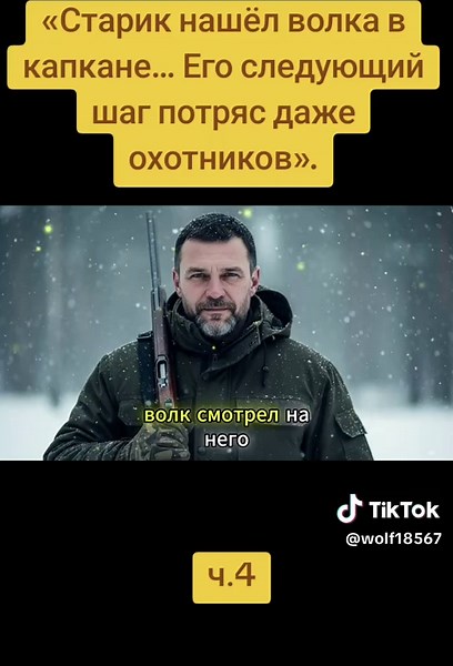 The old man found a wolf in a trap... His next move shocked even the hunters.