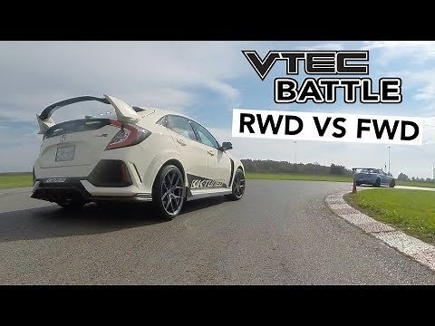 Civic Type R VS Honda S2000 Track Battle VTEC Edition