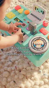 Learning-time just got a fresh new sound. Unlock motor skills and more with the Laugh & Learn® DJ Table. | Fisher-Price