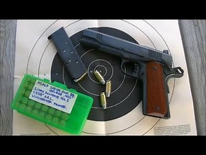 .45 ACP Hensley & Gibbs 68 Cast Bullet Load Test