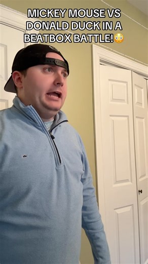 Talon Homan on Instagram: "MICKEY MOUSE VS DONALD DUCK IN A BEATBOX BATTLE! #fyp #funny #mickeymouse #donaldduck #clubhouse"