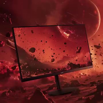 Puzzles can be fun. Piecing together torn frames… not so much. The Nitro XV325QU X Gaming Monitor utilizes @ AMD FreeSync technology for more responsive graphics without tearing. | Acer Nordics