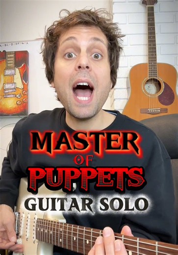 Master of Puppets Guitar Solo Tutorial