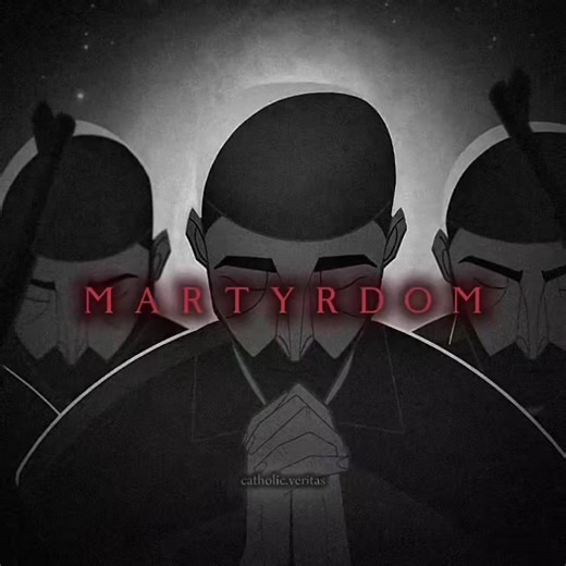 Martyrdom✝️🇻🇦 In Catholic theology, martyrdom is the supreme witness of faith, where a person willingly accepts death rather than renounce their belief in Christ or the Church. It is considered an act of perfect charity and fortitude, representing a ultimate, conscious sacrifice in imitation of Christ. #martyrdom #Catholic #Jesus #edit #Cross