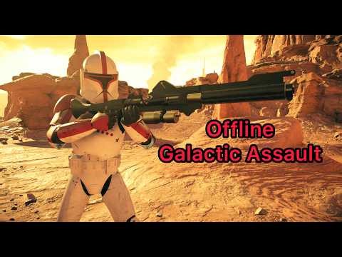 Star Wars BF2 modded: Offline Galactic assault