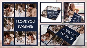 Watch Custom Blanket with Photo Collage Text Personalized Blankets on Amazon Live