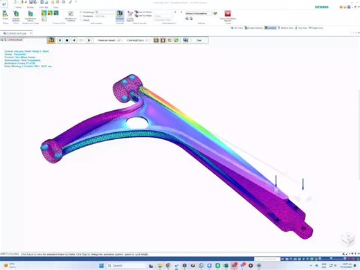 #fea #engineering #ansys #solidworks #mechanicalengineering #manufacturing #structuralengineering #materials | Harris Chrysanthou | 14 comments