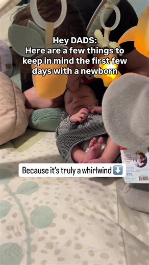 Not because you’re doing anything wrong. Because it’s truly a whirlwind. 1️⃣ Sleep does not happen in full nights. It happens in fragments. If there’s a 22-minute window, take it. Don’t wait for a “better” stretch. 2️⃣ Don’t ask what she needs. Look at what’s already happening and step into it without making it another decision she has to manage. 3️⃣ If the baby is eating, you are already on shift. Water refills. Snacks. Pill reminders. Blanket adjustments. Handling messages. This counts. 4️⃣ Th